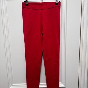 NWT Janie and Jack Red Leggings with button detail